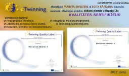 ATZINĪBA & KVALITĀTE darbojoties eTwinning projektos