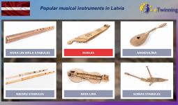 eTwinning projekts ar  Portugāli, Grieķiju, Poliju, Latviju “TRADICION INSTRUMENTS FROM MY COUNTRY”