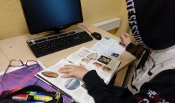 Latviešu valodas un literatūras stunda bibliotēkā