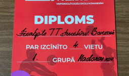 Volejbola sacensības Barkavas pamatskolā