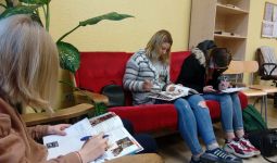 Latviešu valodas un literatūras stunda bibliotēkā