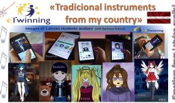 eTwinning projekts ar  Portugāli, Grieķiju, Poliju, Latviju “TRADICION INSTRUMENTS FROM MY COUNTRY”