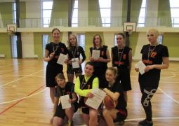 Rezultatīvs sniegums sacensībās basketbolā meiteņu komandai!