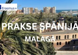 Video atskats uz Erasmus+ praksi Malagā