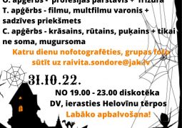 Nedēļa Halovīnu noskaņā