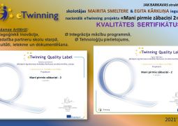 ATZINĪBA & KVALITĀTE darbojoties eTwinning projektos