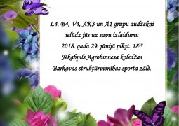 Izlaidums 2018! 29. jūnijā plkst. 18:30